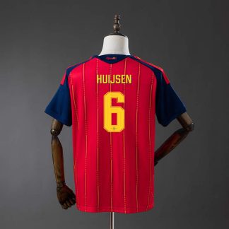 Spanien VM 2026 Hemmatröja Herr Huijsen #6 Fotbollströja Mästarutgåva
