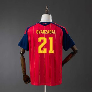Spanien VM 2026 Hemmatröja Herr Mikel Oyarzabal #21 Fotbollströja Mästarutgåva