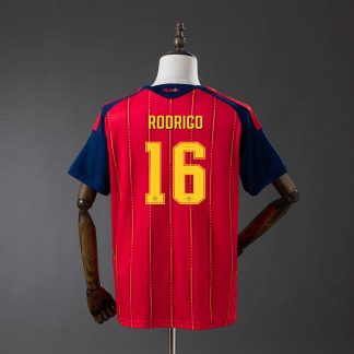 Spanien VM 2026 Hemmatröja Herr Rodrigo #16 Fotbollströja Mästarutgåva