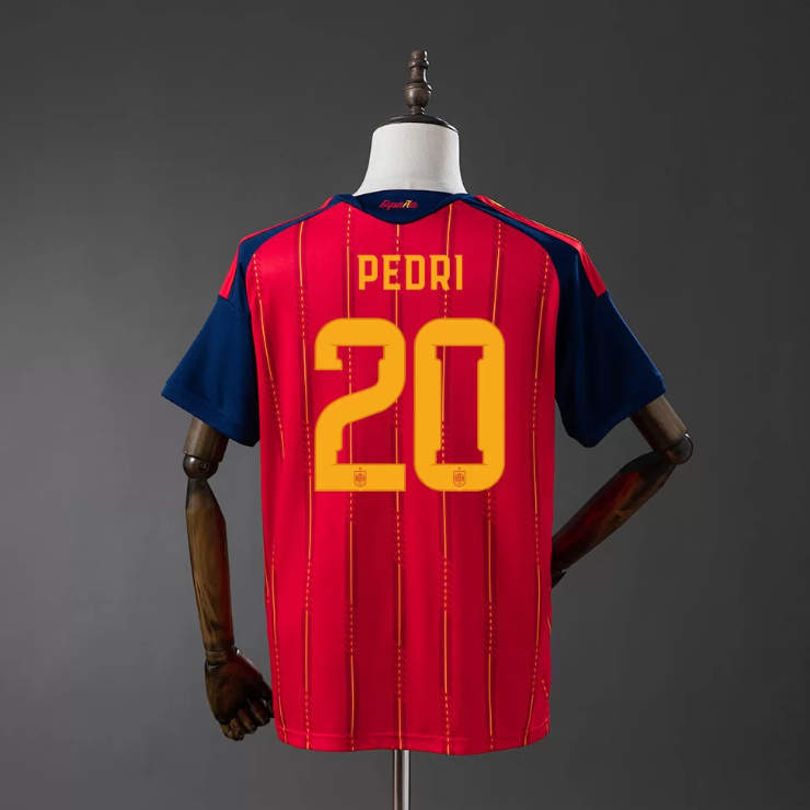 Spanien VM 2026 Hemmatröja Pedri 20 Kortärmad Fotbollströja Herr