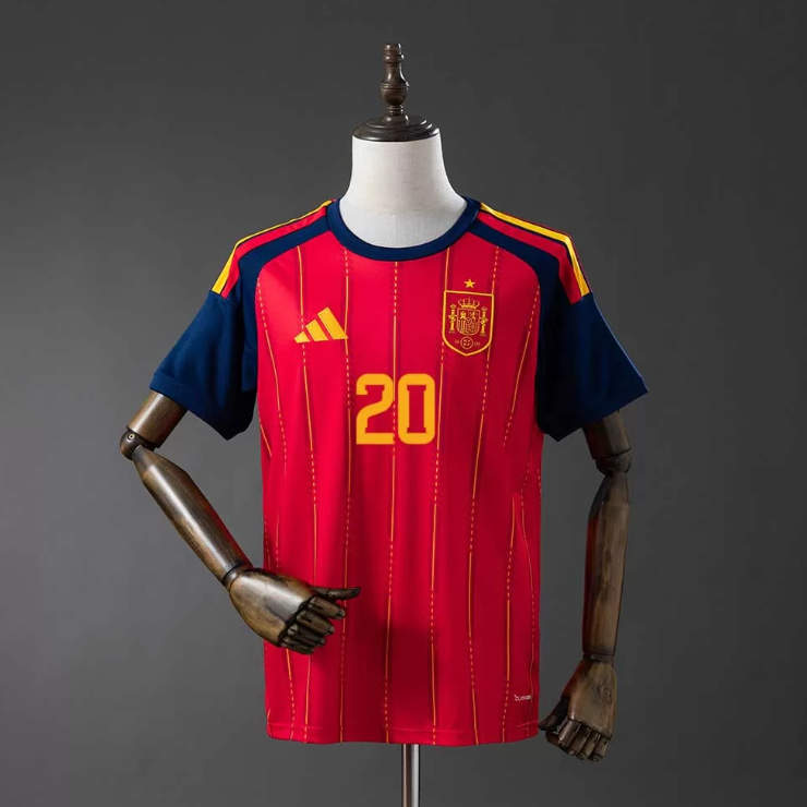 Spanien VM 2026 Hemmatröja Pedri 20 Kortärmad Fotbollströja Herr