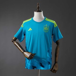 Spanien VM 2026 Målvaktströja Blå – Fotbollströja Herr