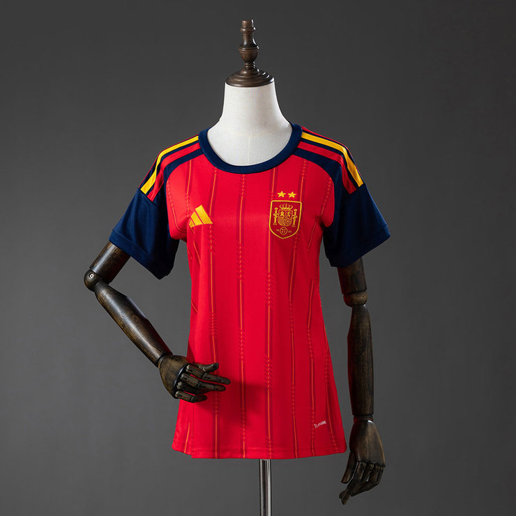 Spanien VM 2026 Mästarutgåva Två Stjärnor Hemmatröja Dam Fotbollströja