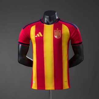 Spanien VM 2026 Specialutgåva Röd Gul Fotbollströja Herr