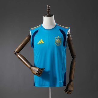 Spanien VM 2026 Träningslinne Blå – Fotbollströja Herr