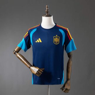 Spanien VM 2026 Träningströja Marinblå – Fotbollströja Herr