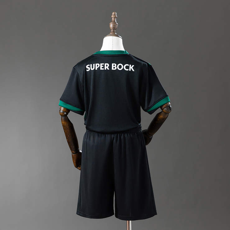 Sporting CP 2025/26 Bortaställ Barn Fotbollströja med Shorts