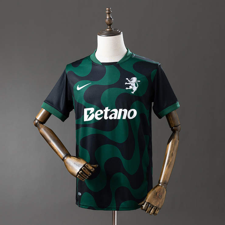 Sporting CP 2025/26 Bortatröja Kortärmad Fotbollströja Herr