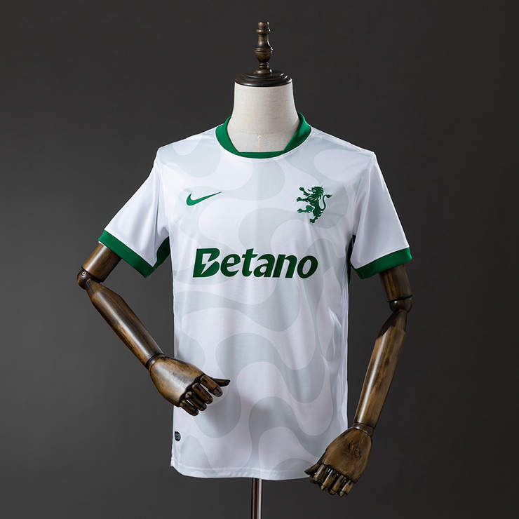Sporting CP 2025/26 Fjärdetröja Kortärmad Fotbollströja Herr