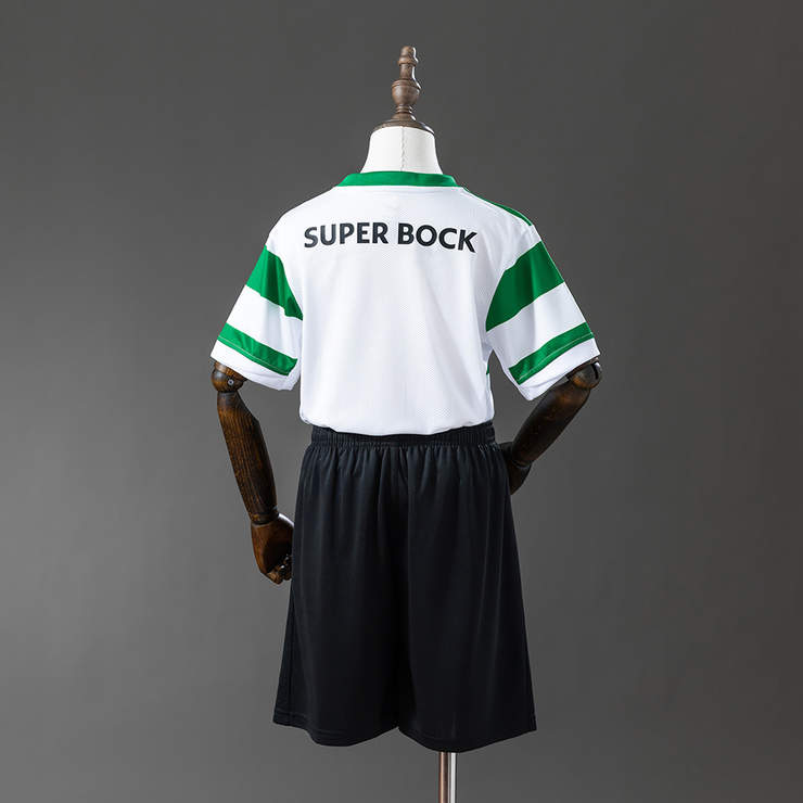 Sporting CP 2025/26 Hemmaställ Barn Fotbollströja med Shorts