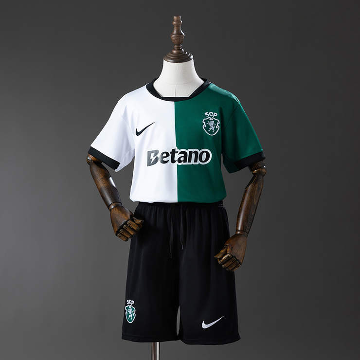 Sporting CP 2025/26 Special Edition Stromp Barn Fotbollsställ med Shorts