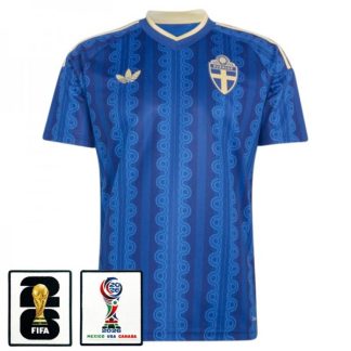 Sverige VM 2026 Bortatröja Herr Fotbollströja med VM-Patch