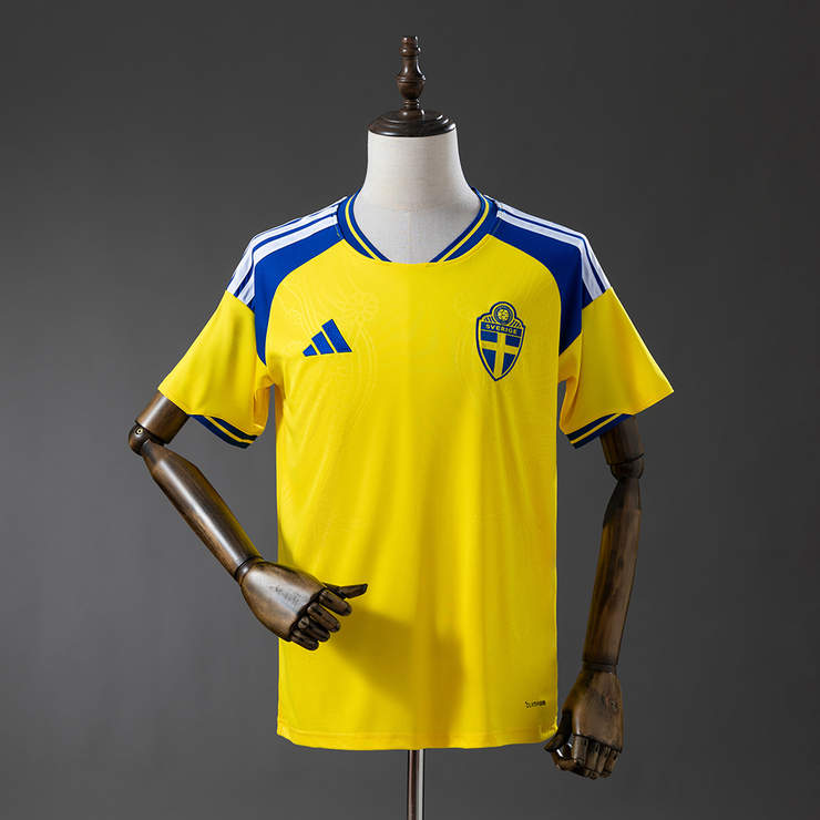 Sverige VM 2026 Hemmatröja Kortärmad Fotbollströja Herr