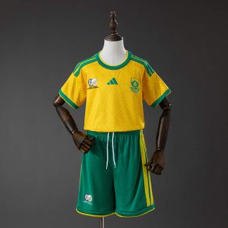 Sydafrika VM 2026 Hemmaställ Barn Fotbollströja med Shorts