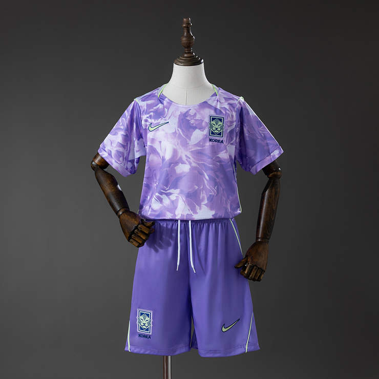 Sydkorea VM 2026 Bortaställ Barn Fotbollströja med Shorts