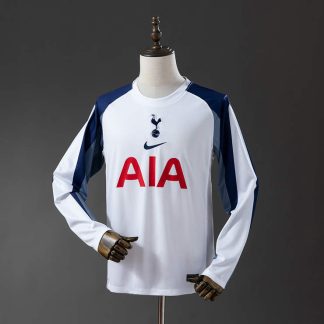 Tottenham Hotspur 2025/26 Hemmatröja Långärmad Fotbollströja Herr