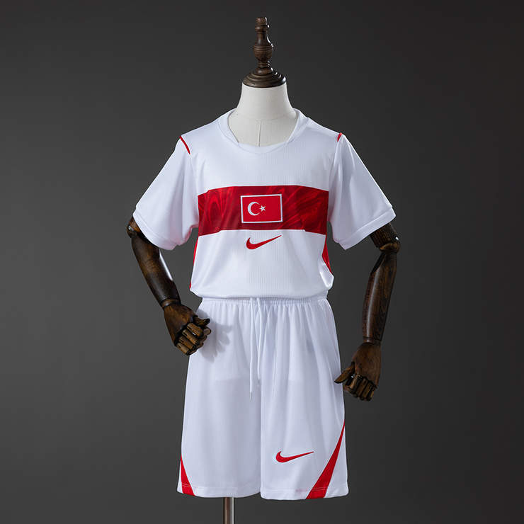 Turkiet VM 2026 Bortaställ Barn Fotbollströja med Shorts