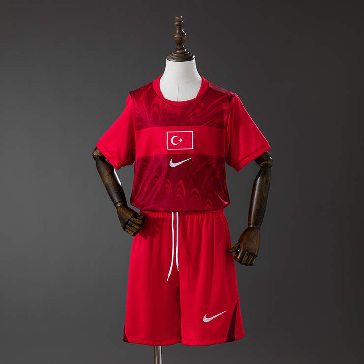 Turkiet VM 2026 Hemmaställ Barn Fotbollströja med Shorts