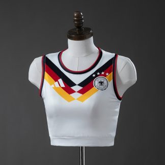 Tyskland VM 2026 Hemmatröja Dam Crop Top Fotbollslinne