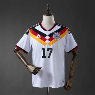Tyskland VM 2026 Hemmatröja Florian Wirtz 17 Kortärmad Fotbollströja Herr
