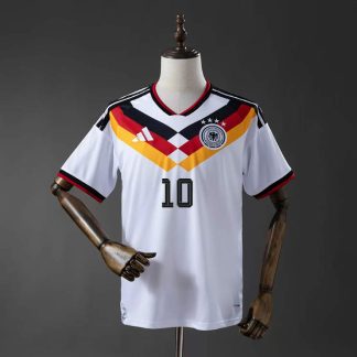 Tyskland VM 2026 Hemmatröja Jamal Musiala 10 Kortärmad Fotbollströja Herr