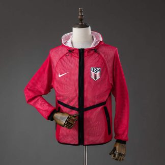 USA VM 2026 Anthem Jacka Röd Herr Fotbollsjacka