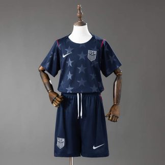 USA VM 2026 Bortaställ Barn Fotbollströja med Shorts