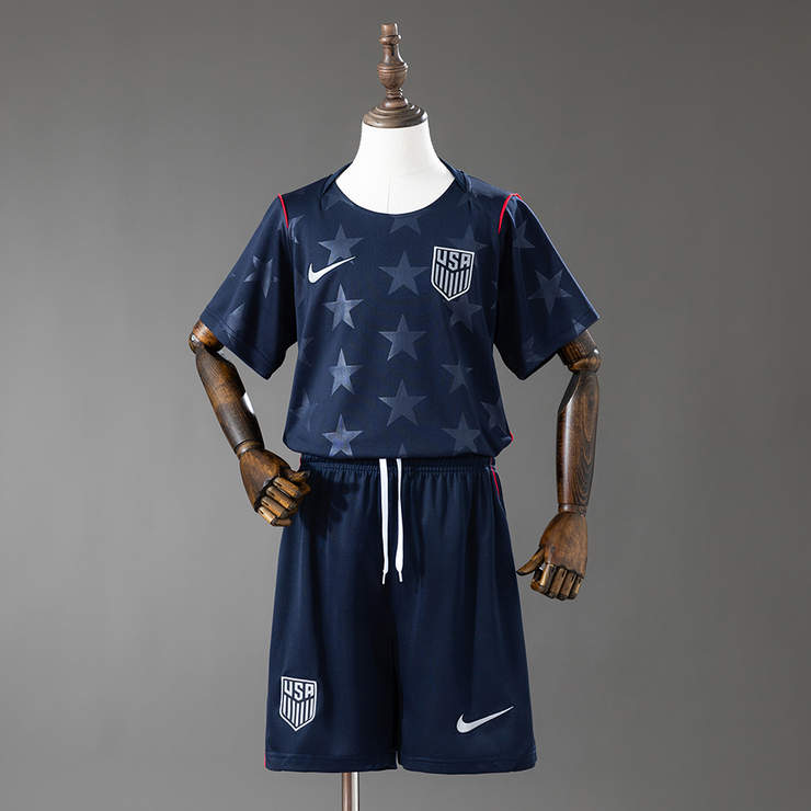 USA VM 2026 Bortaställ Barn Fotbollströja med Shorts