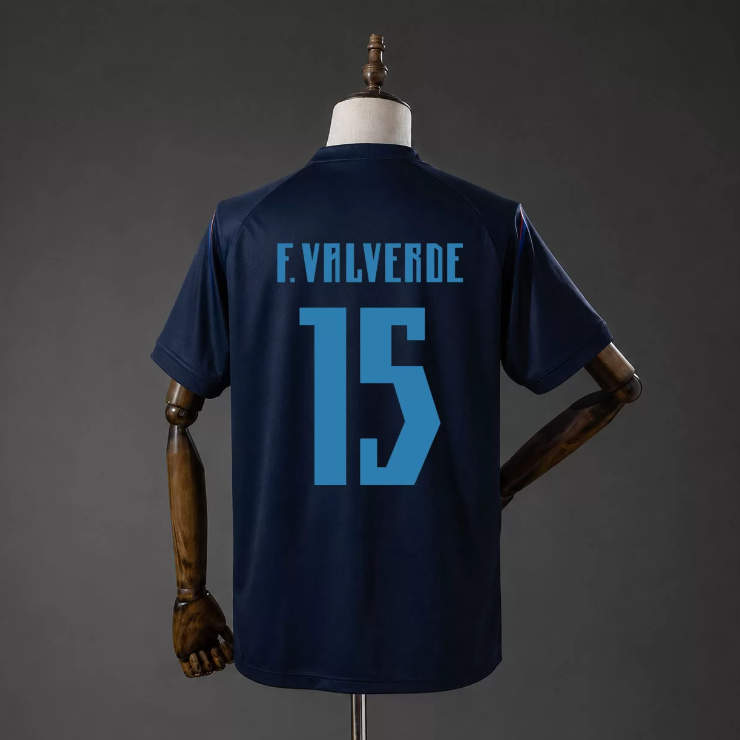 Uruguay VM 2026 Bortatröja Federico Valverde 15 Fotbollströja Herr