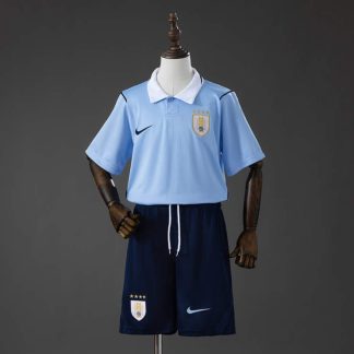 Uruguay VM 2026 Hemmaställ Barn Fotbollströja med Shorts