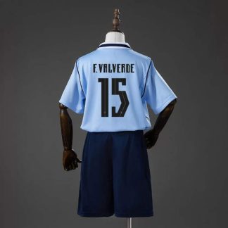 Uruguay VM 2026 Hemmatröja Barn Federico Valverde 15 Fotbollströja Set