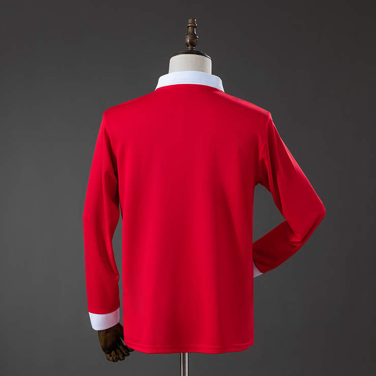 Wales 2026 150-årsjubileumsutgåva Röd Långärmad Fotbollströja Herr