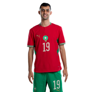 Youssef Belammari 19 Marocko VM 2026 Hemmaställ Herr