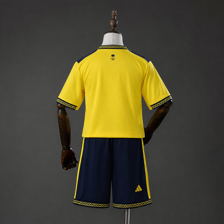 Al-Nassr 2026/27 Hemmaställ Barn Fotbollströja med Shorts