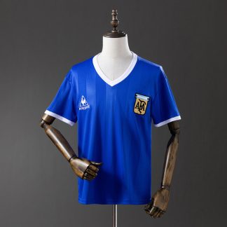 Argentina VM 1986 Bortatröja Retro Herr Fotbollströja
