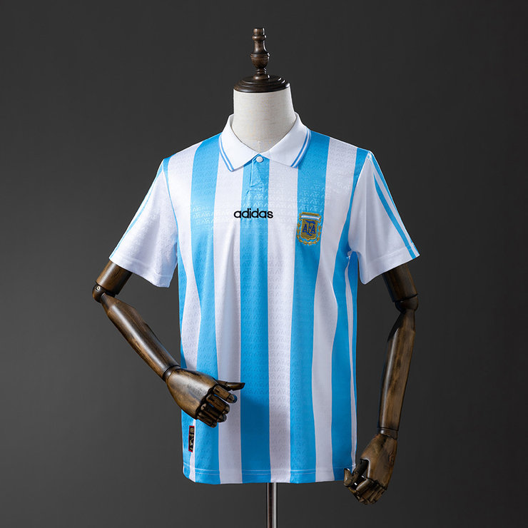 Argentina VM 1994 Hemmatröja Retro Herr Fotbollströja