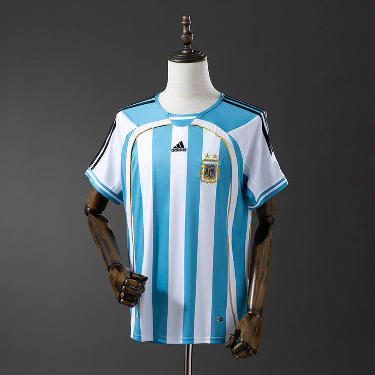 Argentina VM 2006 Hemmatröja Retro Herr Fotbollströja