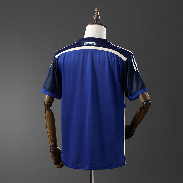 Argentina VM 2014 Bortatröja Retro Herr Fotbollströja