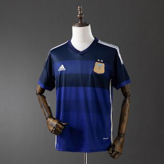 Argentina VM 2014 Bortatröja Retro Herr Fotbollströja