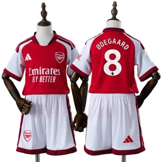 Arsenal 2026/27 Martin Ødegaard 8 Barn Hemmaställ med shorts