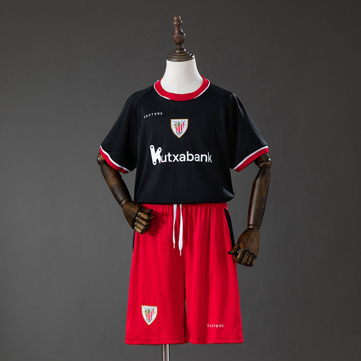 Athletic Bilbao 2026/27 Bortatröja Barn Fotbollsställ med Shorts