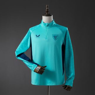 Athletic Bilbao 2026/27 Träningströja Blå Långärmad Herr Fotbollströja
