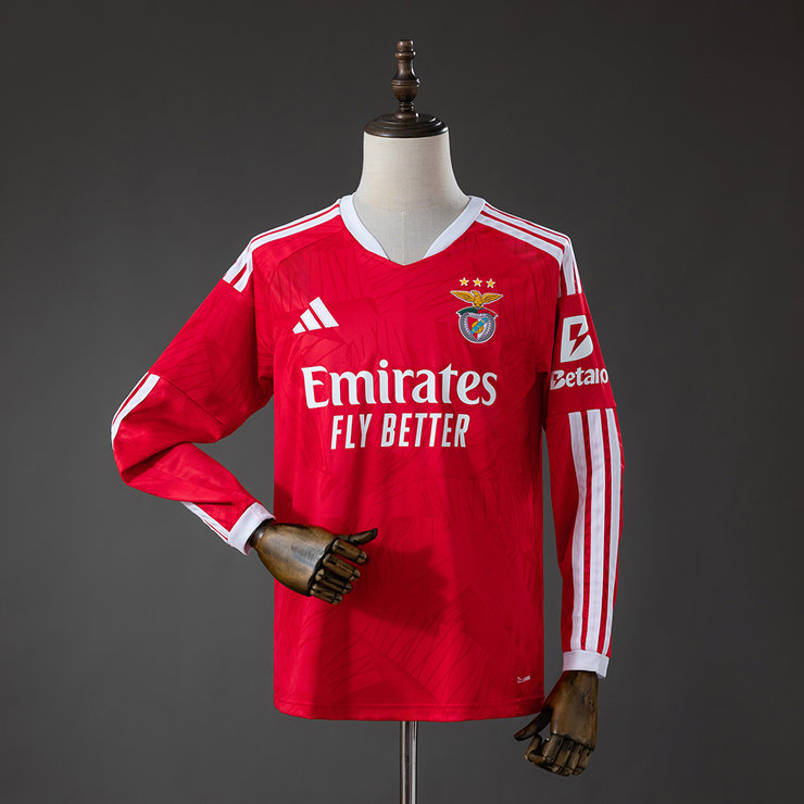Benfica 2026/27 Hemmatröja Herr Långärmad Fotbollströja