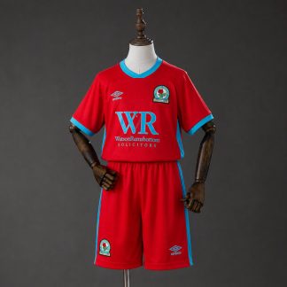 Blackburn Rovers 2026/27 Tredjeställ Barn Fotbollströja med Shorts