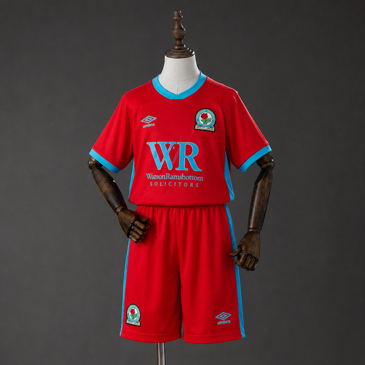Blackburn Rovers 2026/27 Tredjeställ Barn Fotbollströja med Shorts