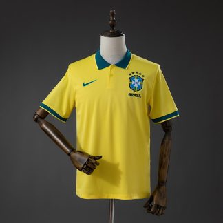 Brasilien 2026 Pikétröja Gul Herr