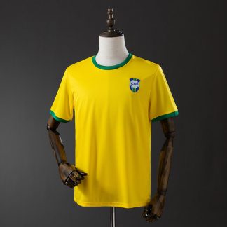 Brasilien VM 1970 Hemmatröja Retro Herr Fotbollströja