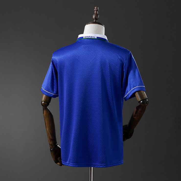 Brasilien VM 1994 Bortatröja Retro Herr Fotbollströja