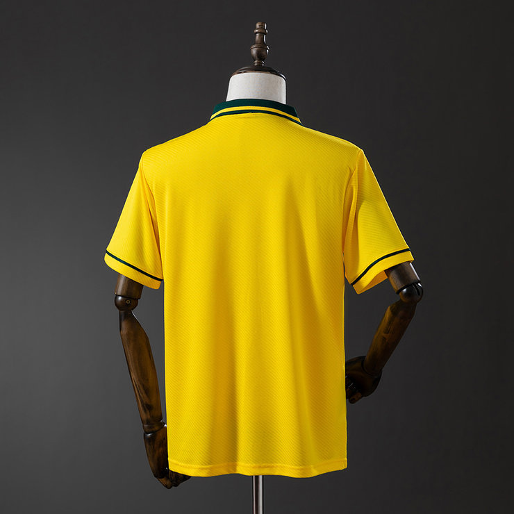 Brasilien VM 1994 Hemmatröja Retro Herr Fotbollströja