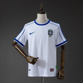Brasilien VM 1998 Tredjetröja Retro Herr Fotbollströja